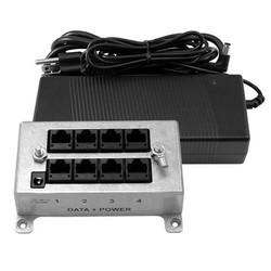 Picture of BT-CAT5-P4 Midspan/Injector Kit with 56VDC @ 117.6 Watt Power Supply