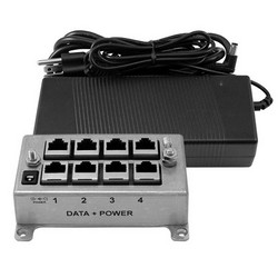 Picture of BT-CAT6-P4 Midspan/Injector Kit with 56VDC @ 117.6 W Power Supply