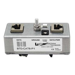 Picture of Single-Port DIN Mount CAT6 Passive Gigabit Midspan/Injector