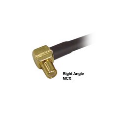 Picture of MCX-Plug Right Angle to N-Male, Pigtail 19" 100-Series