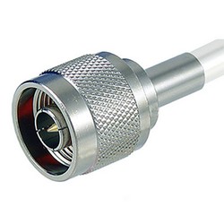 Picture of MCX-Plug Right Angle to N-Male, Pigtail 19" 100-Series