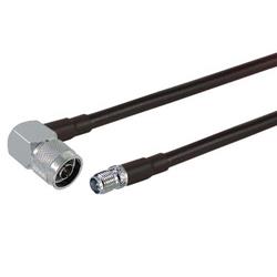 Picture of RP-SMA Jack to N-Male Right Angle, Pigtail 2 ft 195-Series
