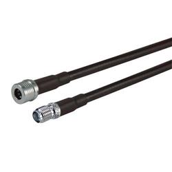 Picture of QMA Plug to SMA Female, Pigtail 2 ft 195-Series