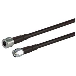 Picture of QMA Plug to SMA Male, Pigtail 2 ft 195-Series