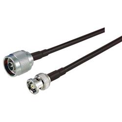 Picture of RP-BNC Plug to N-Male, Pigtail 4 ft 195-Series