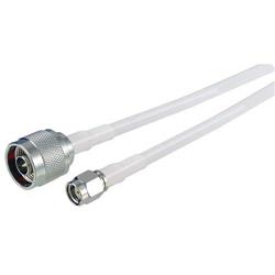 Picture of RP-SMA Plug to N-Male, White Pigtail 20 ft 195-Series
