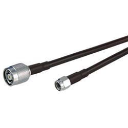 Picture of RP-SMA Plug to RP-TNC Plug, Pigtail 4 ft 195-Series