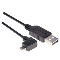 Picture of Angled USB cable, Straight A Male/ Left Angle Micro B Male, 0.5m