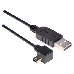 Picture of Angled USB cable, Straight A Male/ Angled Mini B5 Male, 0.3m