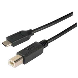 Picture of USB 2.0 Type C to B  Straight Connection 0.3 Meter