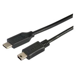 Picture of USB 2.0 Type C to Mini B Straight Connection 0.3 Meter