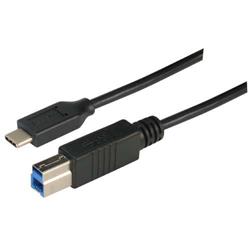 Picture of USB 3.0 Type C to Type B Straight Connection 0.3 Meter