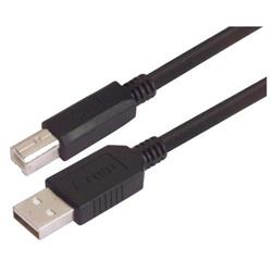Picture of Black Premium USB Cable Type A - B Cable, 5.0m