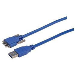 Picture of USB 3.0 Cable, Type Micro B/A with Thumbscrew Hardware 3.0M