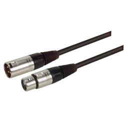 Picture of XLR Pro Audio Cable Assembly, XLR Male - XLR Female. 25.0 ft