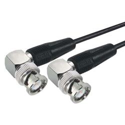 Picture of RG174 Coaxial Cable, BNC 90° Male / 90° Male, 0.5 ft