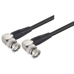 Picture of RG58C Coaxial Cable, BNC 90° Male / 90° Male, 1.0 ft