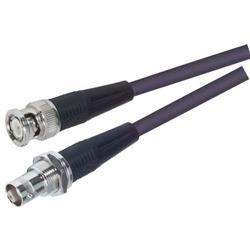 Picture of RG58C Coaxial Cable, BNC Male / Female Bulkhead, 3.0 ft