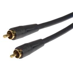 Picture of RG59A Coaxial Cable, RCA Male / Male, 12.0 ft