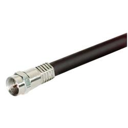 Picture of RG6 Quad Shield Coaxial Cable Type F Male/Male  25.0 ft