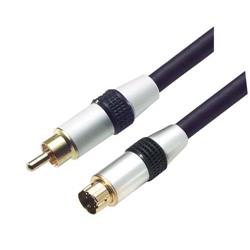 Picture of Assembled S-Video Male/Single RCA Male, 10.0 ft.