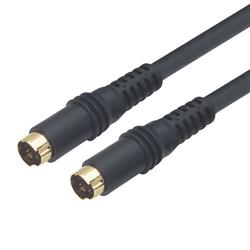 Picture of Molded S-Video Cable, Male / Male, 2.0 ft