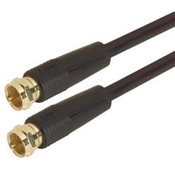 Picture of RG59B Coaxial Cable, F Male / Male, 12.0ft