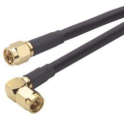 Picture of RG58C Coaxial Cable, SMA Male / 90° Male, 0.5 ft