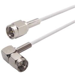 Picture of RG188 Coaxial Cable, SMA Male / 90° Male, 10.0 ft
