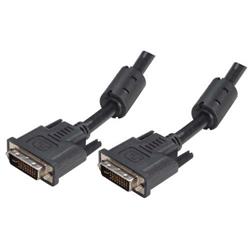 Picture of Deluxe DVI-I Dual Link DVI Cable Male / Male w/ Ferrites, 3.0ft