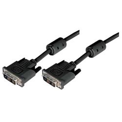 Picture of Deluxe DVI-D Single Link DVI Cable Male/Male w/Ferrites, 3.0 ft