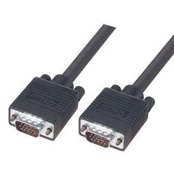 Picture of Standard Grade SVGA Cable, HD15 Male / Male, 1.0 ft