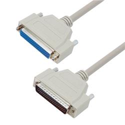 Picture of Deluxe Molded D-Sub Cable, HD78 Male/Female, 10.0 ft