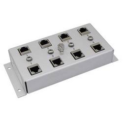 Indoor 4-Port Med Power 10/100 Base-T CAT5 Lightning Surge Protector