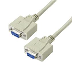 Picture of Reversible Hardware Molded D-Sub Cable, DB9 Female/Female, 2.5 ft