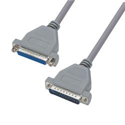 Picture of Economy Molded D-sub Cable, DB25 Male / Female, 10.0 ft
