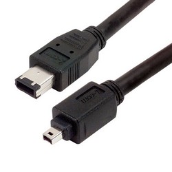 Picture of IEEE-1394 Firewire Cable, Type 1 - Type 2, 0.5m