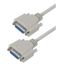 Picture of Deluxe Molded D-Sub Cable, DB15 Female / Female, 1.0 ft