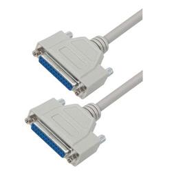 Picture of Deluxe Molded D-Sub Cable, DB25 Female / Female, 1.0 ft