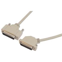 Picture of Deluxe Molded D-Sub Cable, DB25 Male / 45° Left Exit Male, 10.0 ft