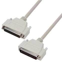 Picture of Deluxe Molded D-Sub Cable, DB50 Male / Female, 10.0 ft