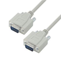 Picture of Deluxe Molded D-Sub Cable, DB9 Male / Male, 10.0 ft