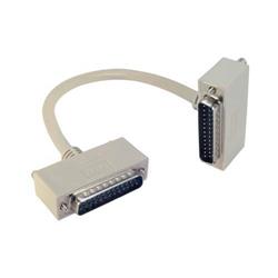 Picture of Molded D-Sub Cable, DB25 Male / Right Angle Exit 4 Male, 25.0 ft