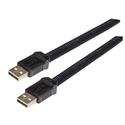 Picture of Plastic Armored USB Cable, Type A Male/ Male, 0.3M