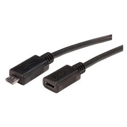 Picture of Premium USB Cable- Micro B Male/Female, 0.5m