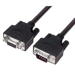 Picture of LSZH D-Sub Cable, DB9 Male / DB9 Female, 25.0 ft