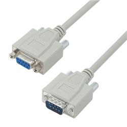 Picture of Deluxe Null Modem Reverser Cable, DB9 Male / Female, 25.0 ft