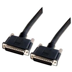 Picture of Plastic Armored DB25 Cable, Male/Male, 5 ft