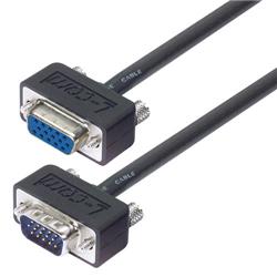 Picture of Super Thin SVGA Cable, HD15 Male / Female, 10.0 ft