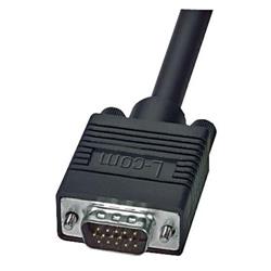 Picture of Premium SVGA Cable, HD15 Male / Male, Black 100.0 ft